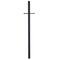 Westinghouse Fixture Accessory Outdoor Post with Ladder Rest, Textured Black Steel 6123400 - alternate 1
